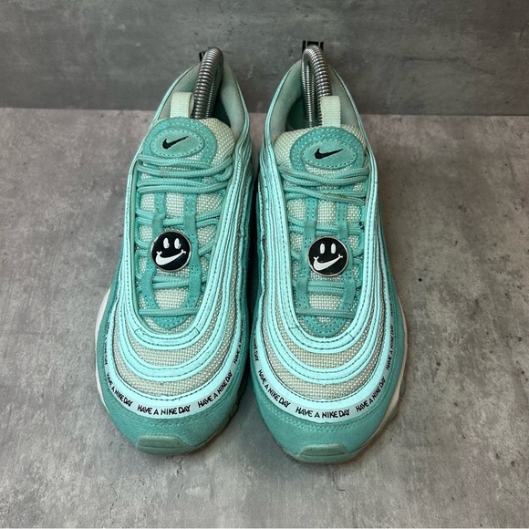 Nike Air Max 97 Sneakers 923288-300 Womens sz 7 - Teal - Picture 2 of 7
